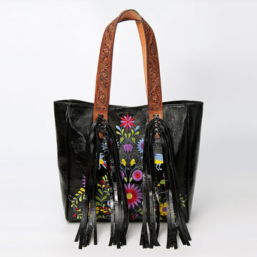 American Darling Tote Hand Tooled Genuine Leather Women Bag Western Handbag Purse
